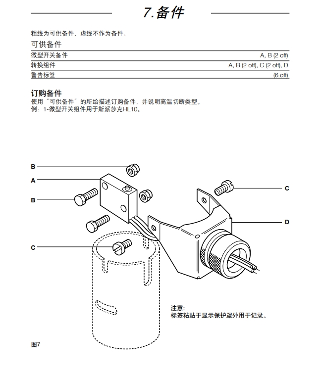 斯派莎克HL10高溫切斷閥備件