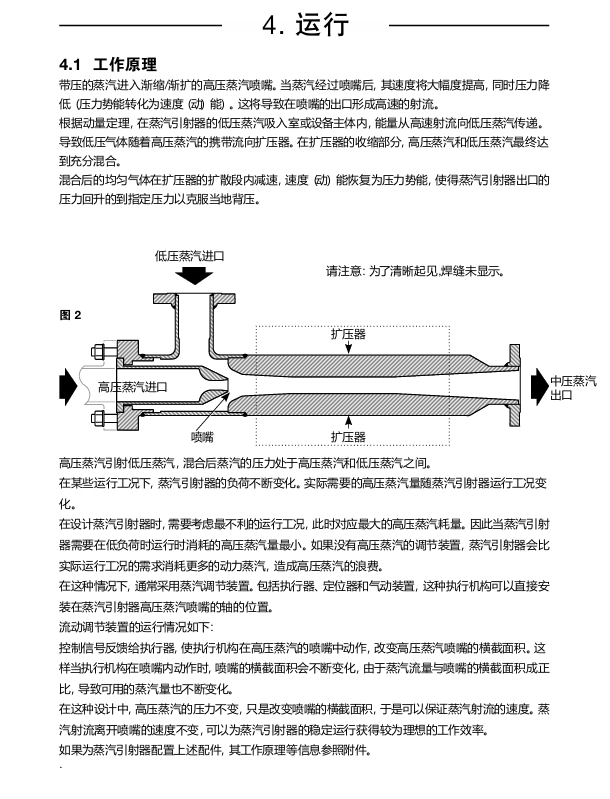 斯派莎克蒸汽引射器工作原理